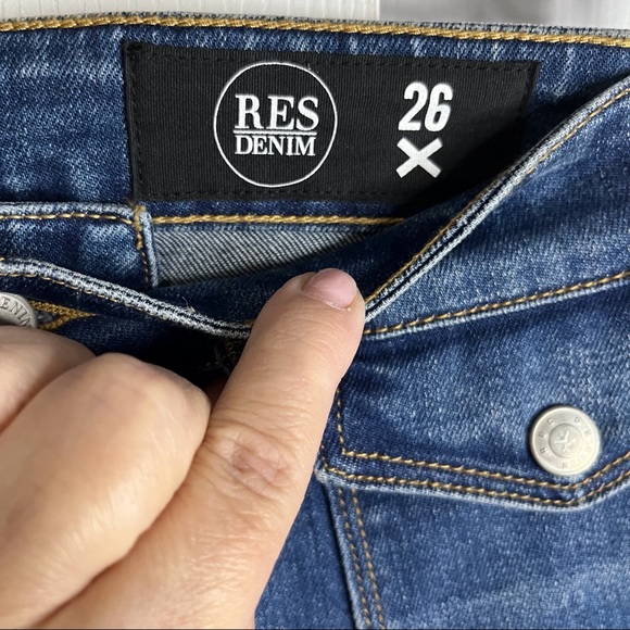 RES DENIM STRAIGHT LACER POCKET JEANS - Picture 4 of 9